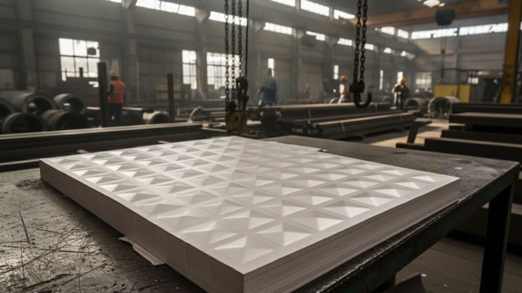 Kabartma Desenli Sac