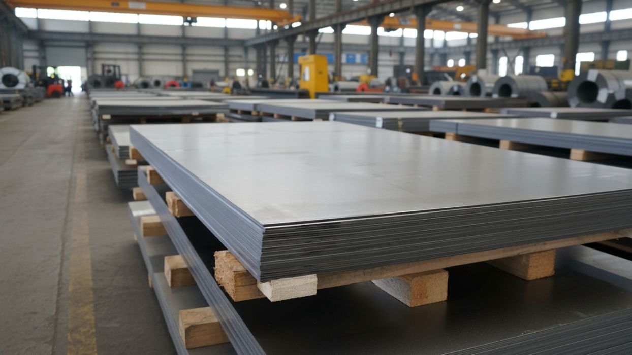 P355NL1 Çelik Stok Sahası