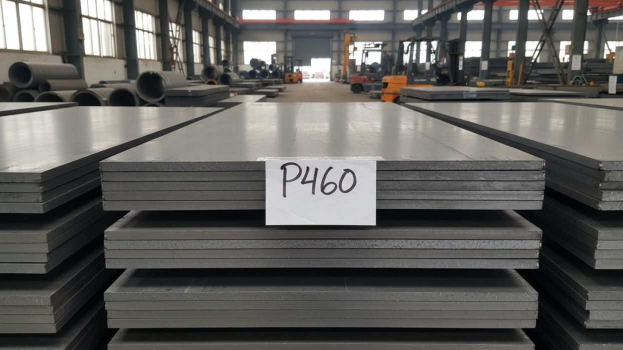 P460 Çelik Sac Stok Sahası